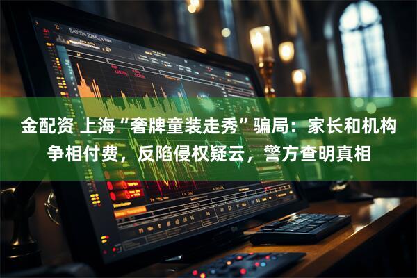 金配资 上海“奢牌童装走秀”骗局：家长和机构争相付费，反陷侵权疑云，警方查明真相